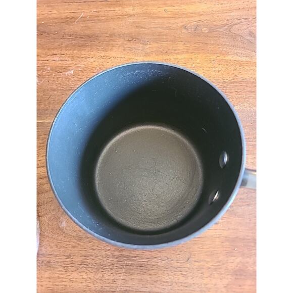 Rachael Ray Agave Blue 1.5 Qt Sauce Pan Nonstick Cooking Pot Cookware -With Lid - Picture 6 of 8